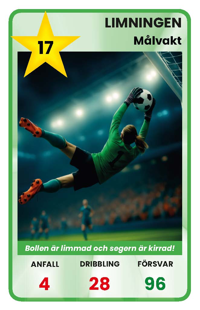 Limningen, Målvakt ⭐17