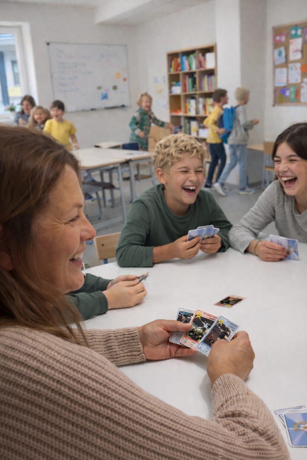 Fritidselever som spelar Fotbollskampen