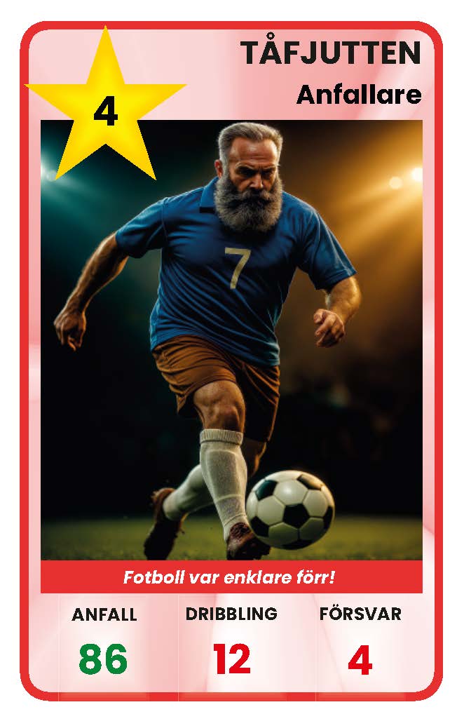 Tåfjutten, Anfallare ⭐4